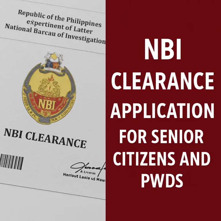NBI clearance for senior
