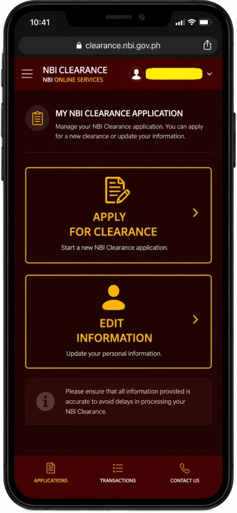 NBI Online Clearance Philippines: Application and Renewal Guide 6 Apply for Clearance